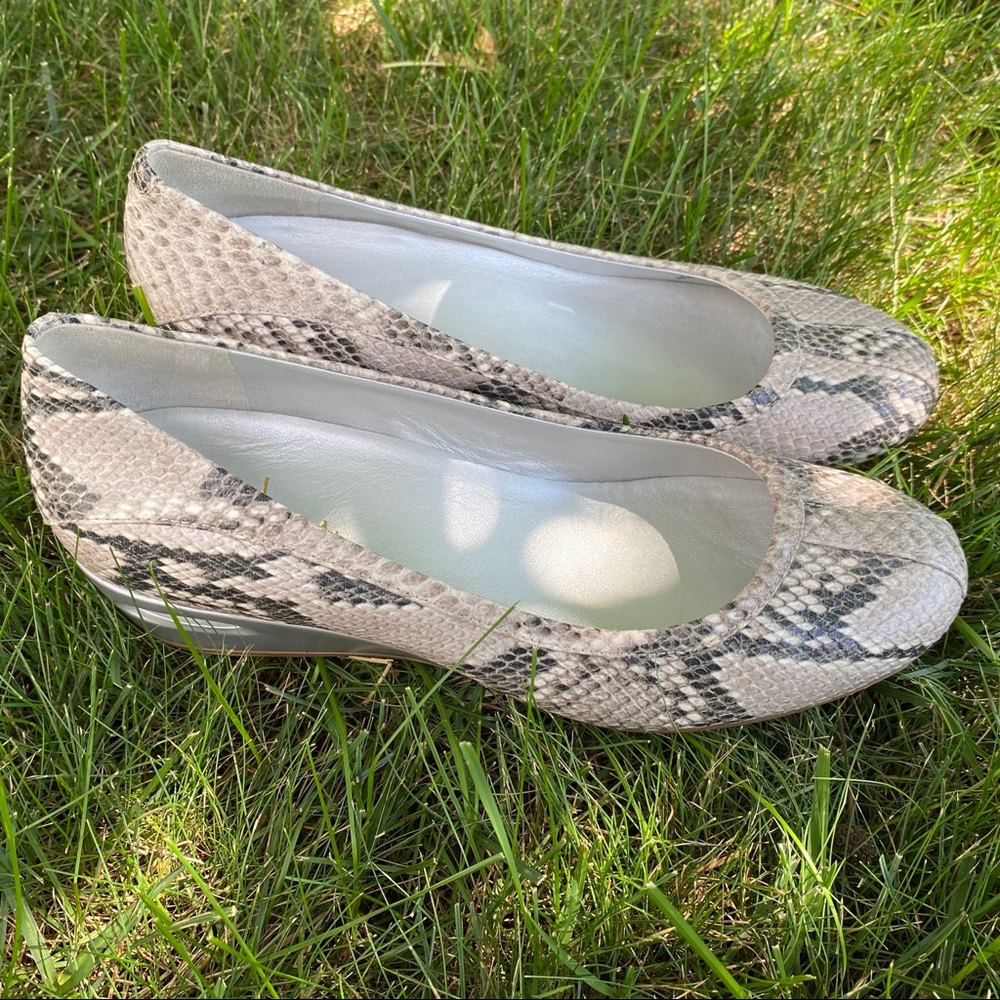 Cole Haan Air Nike Skin Print Wedges